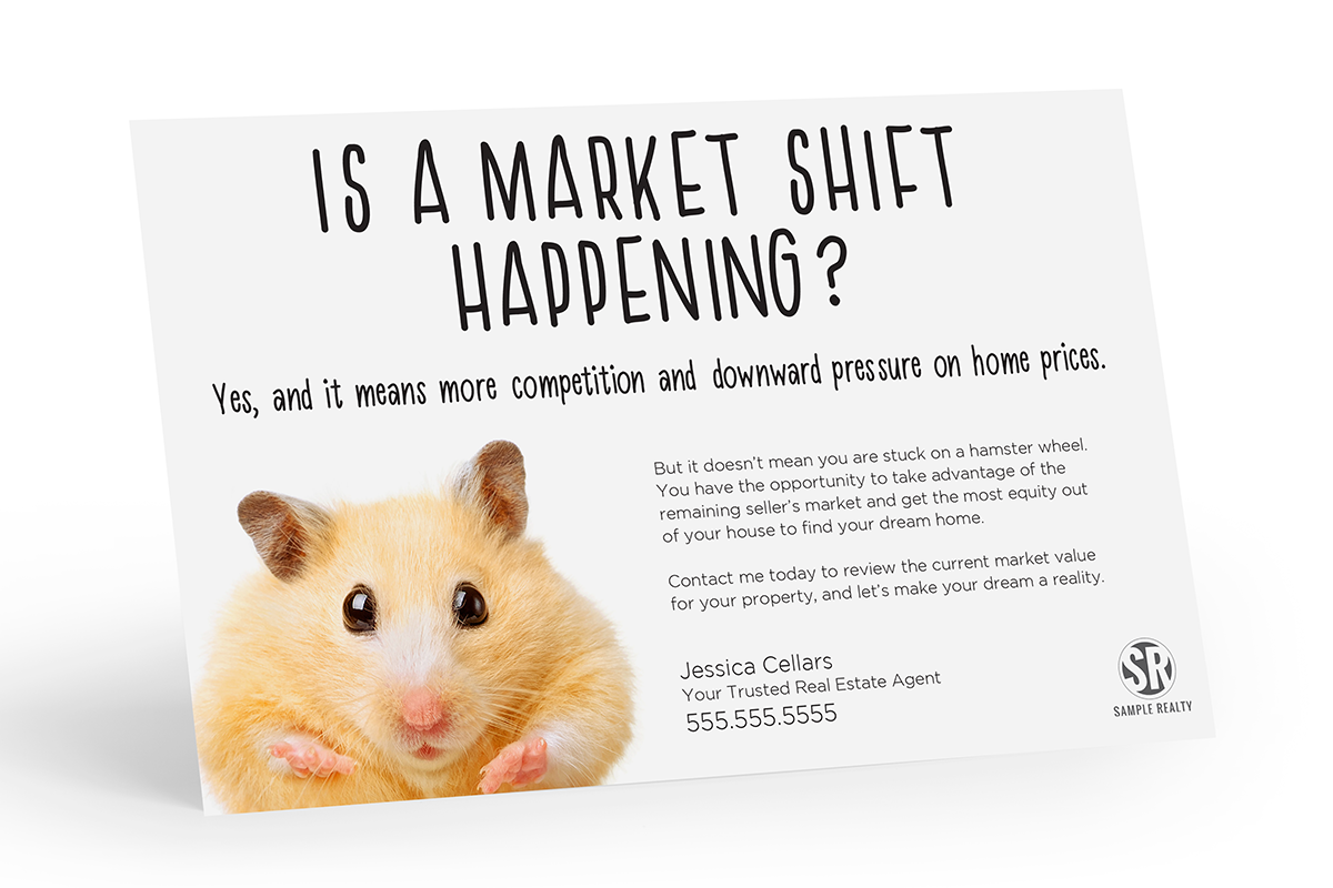 Market shifting postcard example