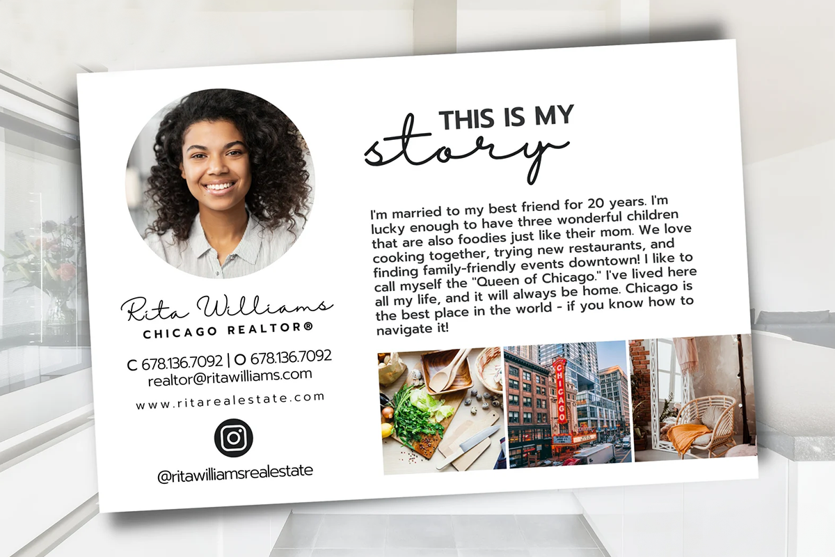 agent introduction postcard etsy