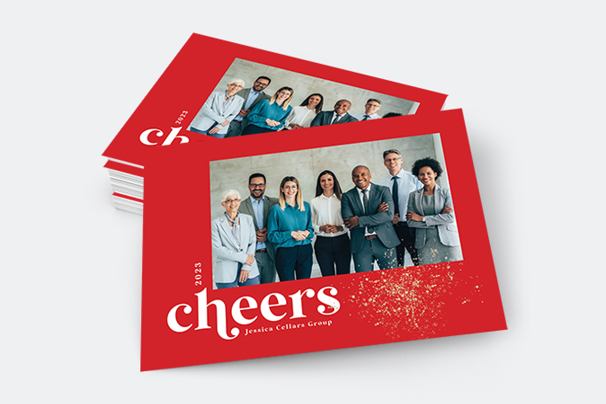 holiday real estate postcard