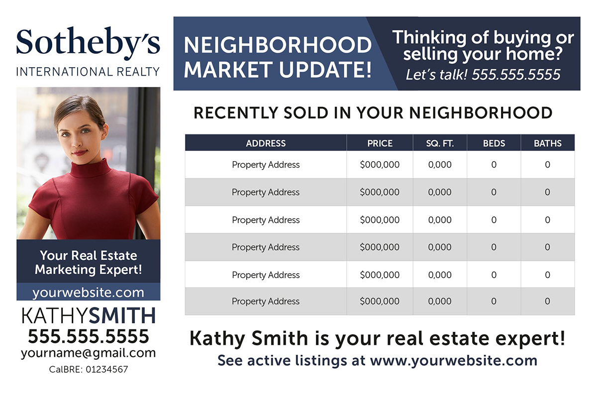 market update postcard