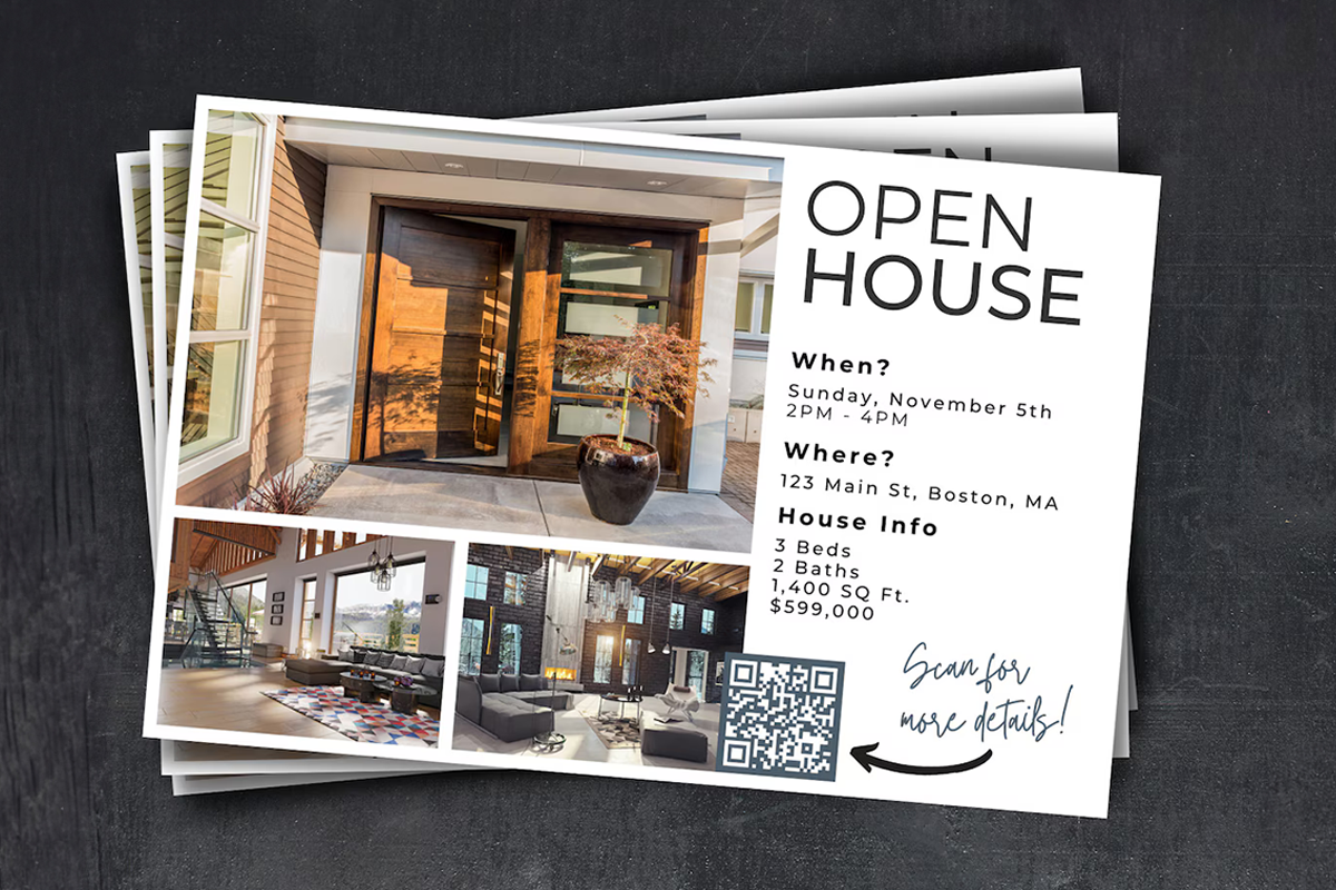 open house postcard