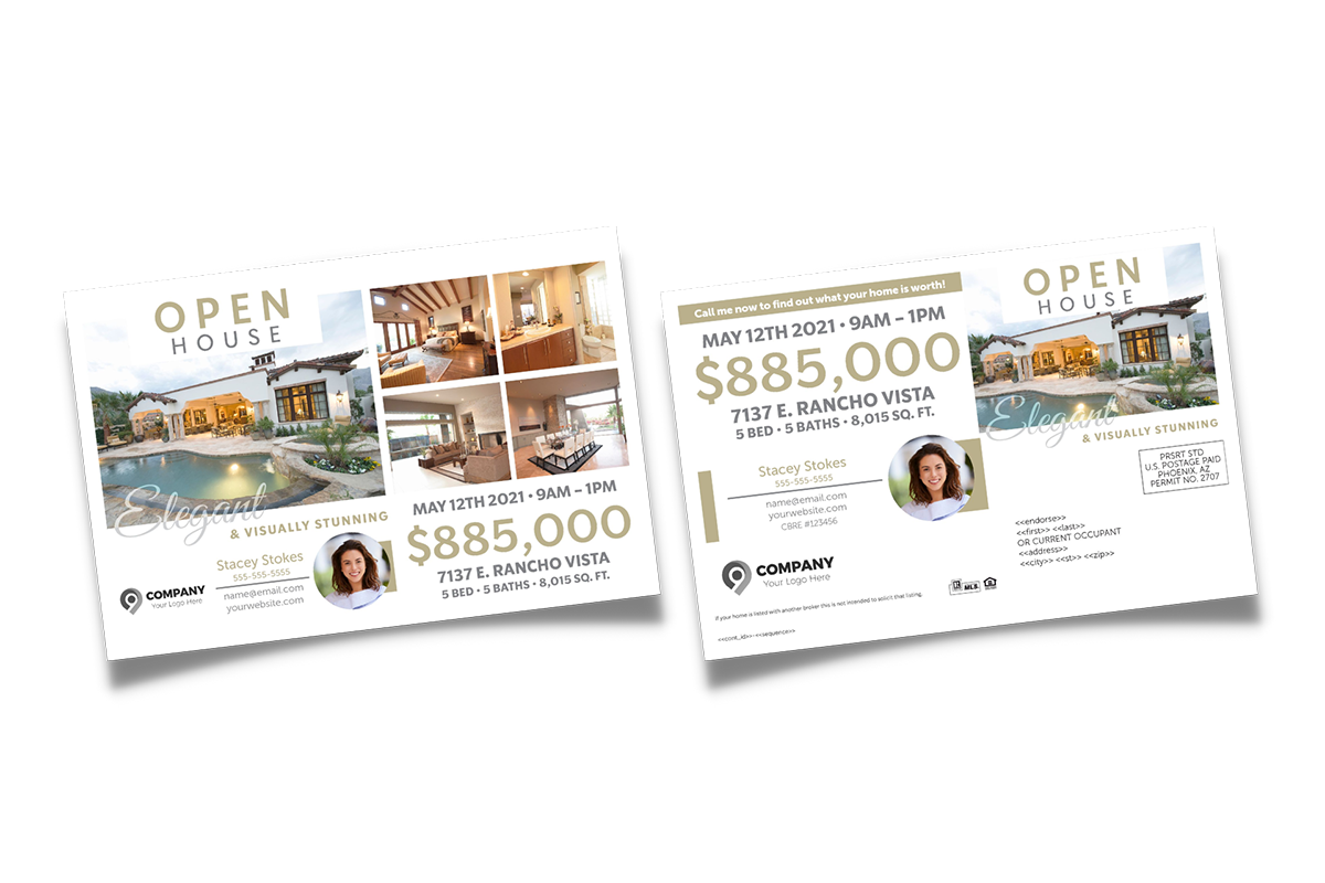 open house postcard example